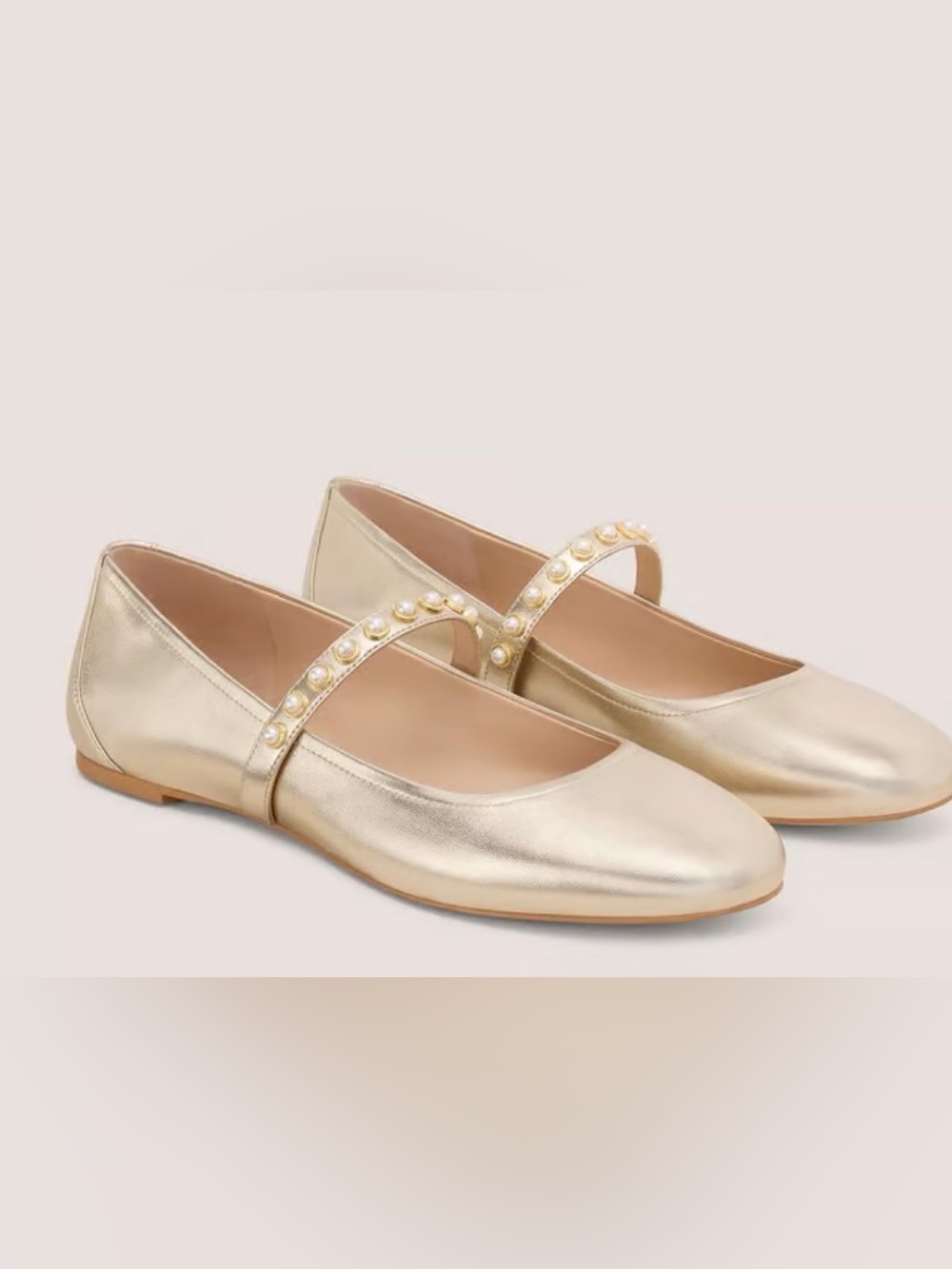 Stuart Weitzman ARI PEARL BALLET FLAT